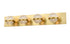 DVI Lighting 4 Light DRYDEN 4 Light VANITY in Brass Finish Model: DVP37344BR-CRY
