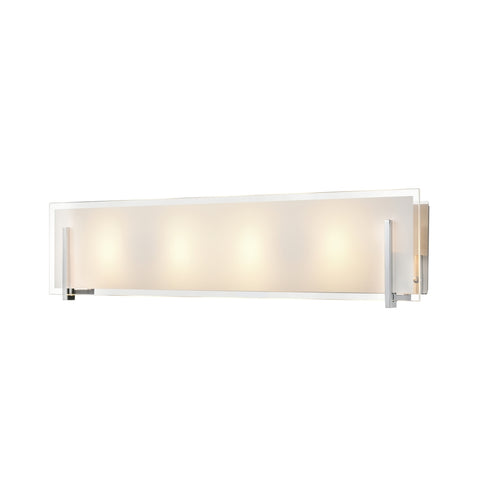 DVI Lighting 4 Light GENEVA 24 Inch 4 Light VANITY in Chrome Finish Model: DVP14843CH-SSOP