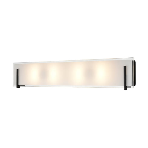 DVI Lighting 4 Light GENEVA 30 Inch 4 Light VANITY in Chrome Finish Model: DVP14844CH-SSOP