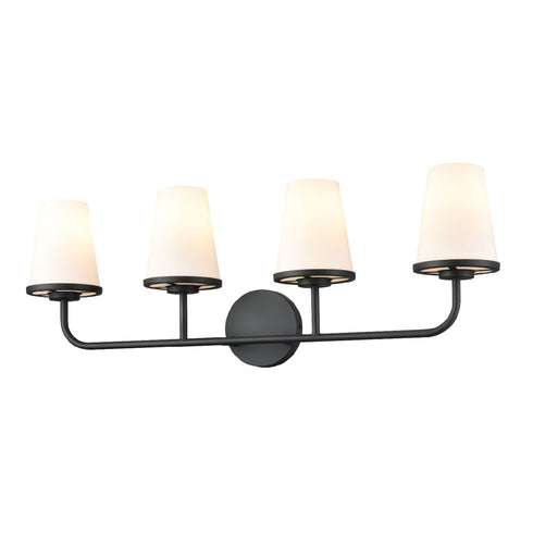 DVI Lighting 4 Light KANATA 4 Light VANITY in Brass Finish Model: DVP48044BR-OP