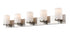 DVI Lighting 5 Light Dieppe 5 Light Vanity in Ebony Finish Model: DVP0455EB-OP