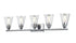 DVI Lighting 5 Light LOUISBOURG 5 Light VANITY in Chrome Finish Model: DVP34355CH-CL