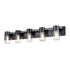 DVI Lighting 5 Light TUXEDO 5 Light VANITY in Ebony and Chrome Finish Model: DVP40755EB+CH-OP