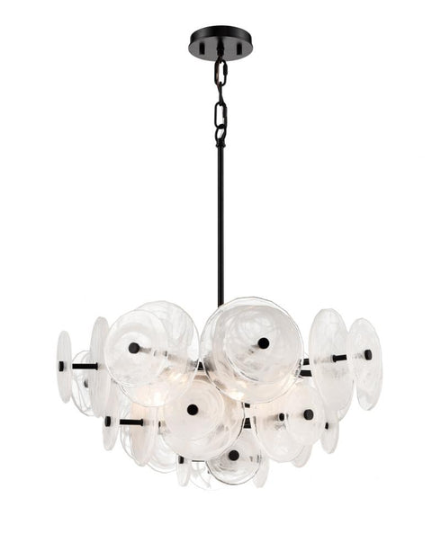 DVI Lighting 6 Light CAROUSEL 6 Light PENDANT in Brass Finish Model: DVP36505BR-MS