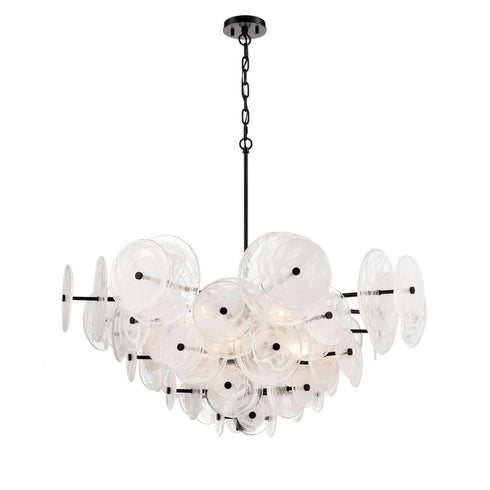 DVI Lighting 6 Light CAROUSEL 6 Light PENDANT in Ebony Finish Model: DVP36526EB-MS