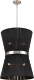 DVI Lighting 6 Light ELLESMERE Ø20 Inch FOYER in Brass Finish Model: DVP43648BR-BK