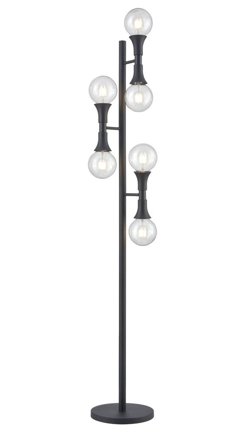 DVI Lighting 6 Light FRENCH QUARTER 6 Light FLOOR LAMP in Brass Finish Model: DVP43409BR