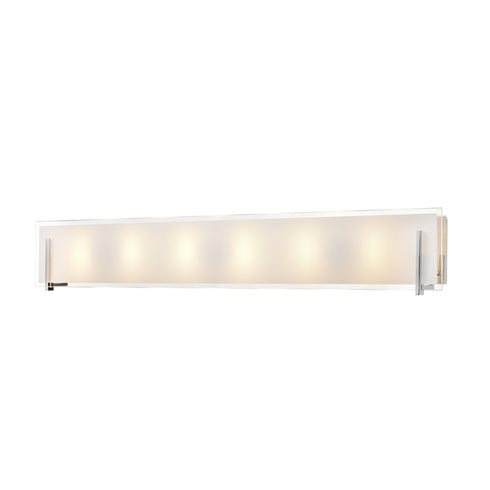 DVI Lighting 6 Light GENEVA 36 Inch 6 Light VANITY in Chrome Finish Model: DVP14855CH-SSOP