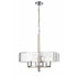 DVI Lighting 6 Light GEORGIAN BAY 6 Light CHANDELIER in Chrome and Buffed Nickel Finish Model: DVP42926CH+BN-ARW