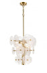 DVI Lighting 8 Light CAROUSEL 8 Light PENDANT in Brass Finish Model: DVP36520BR-MS