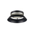 DVI Lighting ALCENON Ø10.5 Inch FLUSHMOUNT in Ebony and Platinum Finish Model: DVP39518EB+PL-CCT