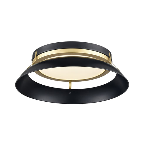 DVI Lighting ALCENON Ø16.5 Inch FLUSHMOUNT in Ebony and Platinum Finish Model: DVP39538EB+PL-CCT