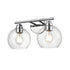 DVI Lighting Andromeda 2 Light Vanity in Brass Finish Model: DVP34722BR-CL