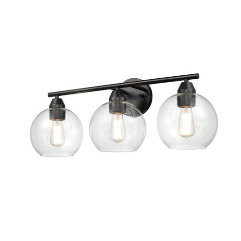 DVI Lighting Andromeda 3 Light Vanity in Brass Finish Model: DVP34743BR-CL
