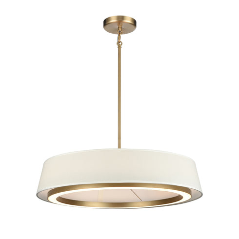DVI Lighting CELENE Ø24 Inch LED PENDANT in Brass Finish Model: DVP41024BR-LIN-CCT