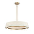 DVI Lighting CELENE Ø24 Inch LED PENDANT in Brass Finish Model: DVP41024BR-LIN-CCT