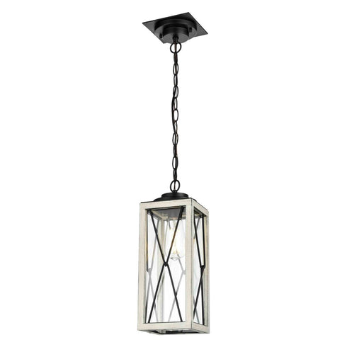 DVI Lighting County Fair Pendant Model: DVP43375BK+BIW-CL