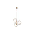 DVI Lighting Courcelette 3 Light Pendant in Chrome Finish Model: DVP27023CH-CL