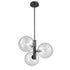 DVI Lighting Courcelette 3 Light Pendant in Chrome Finish Model: DVP27023CH-CL