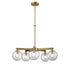 DVI Lighting Courcelette 3 Light Pendant in Chrome Finish Model: DVP27025CH-CL