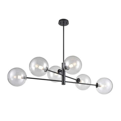 DVI Lighting Courcelette 6 Light Linear in Chrome Finish Model: DVP27002CH-CL