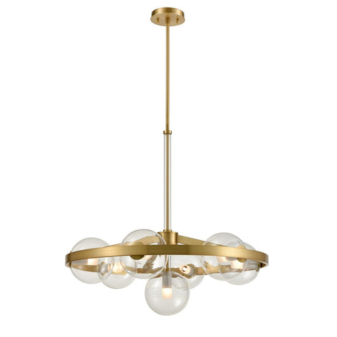 DVI Lighting Courcelette 7 Light Chandelier in Chrome Finish Model: DVP27027CH-CL