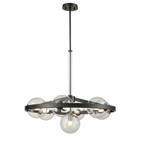 DVI Lighting Courcelette 7 Light Chandelier in Chrome Finish Model: DVP27027CH-CL