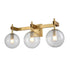 DVI Lighting Courcelette Courcellete 3 Light Vanity in Chrome Finish Model: DVP27043CH-CL