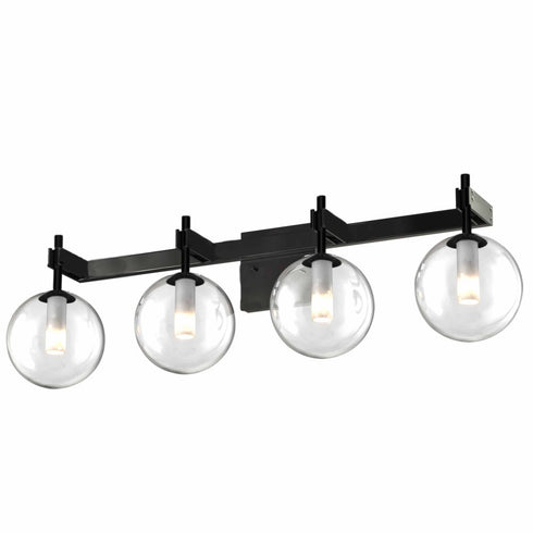 DVI Lighting Courcelette Courcellete 4 Light Vanity in Chrome Finish Model: DVP27044CH-CL