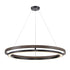 DVI Lighting CYBELE Ø30 Inch LED CHANDELIER in Ebony and Satin Nickel Finish Model: DVP40849EB+BN-CCT