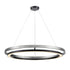 DVI Lighting CYBELE Ø30 Inch LED CHANDELIER in Ebony and Satin Nickel Finish Model: DVP40849EB+BN-CCT
