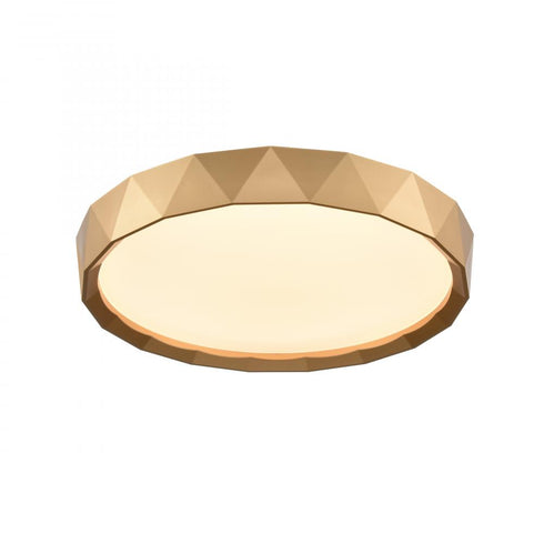 DVI Lighting DAWSON 15.25 Inch LED FLUSH MOUNT in Gold Finish Model: DVP44138GD-5CCT