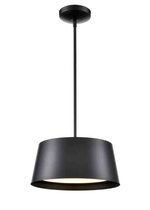 DVI Lighting DRUMLINE 13 Inch 1 Light PENDANT in Black Finish Model: DVP47720BK