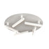 DVI Lighting GAMMAHYDRAE AC LED FLUSHMOUNT in Ebony Finish Model: DVP44753EB