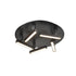 DVI Lighting GAMMAHYDRAE AC LED FLUSHMOUNT in Ebony Finish Model: DVP44753EB