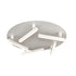 DVI Lighting GAMMAHYDRAE AC LED FLUSHMOUNT in Ebony Finish Model: DVP44757EB