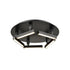 DVI Lighting GAMMAHYDRAE AC LED FLUSHMOUNT in Ebony Finish Model: DVP44757EB