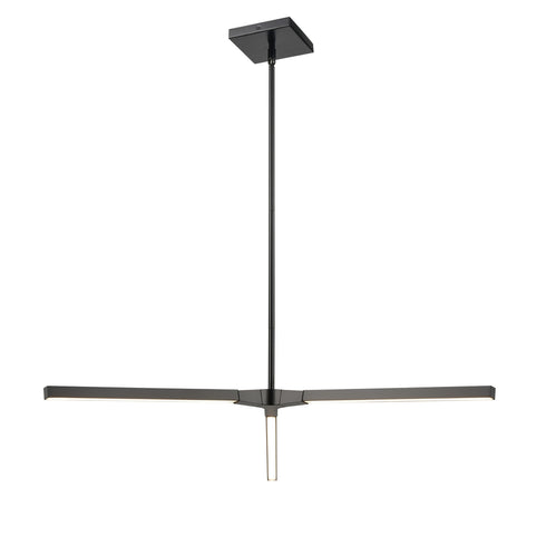 DVI Lighting Irdani AC LED 41.5 Inch Pendant in Buffed Nickel Finish Model: DVP46824BN