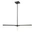 DVI Lighting Irdani AC LED 41.5 Inch Pendant in Buffed Nickel Finish Model: DVP46824BN