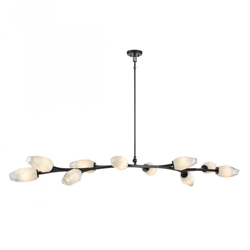 DVI Lighting JAVELIN 10 Light CHANDELIER in Ebony Finish Model: DVP33204EB-ICE