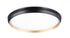 DVI Lighting Labrador 14 Inch LED Flush Mount in Gold and Matte Black Finish Model: DVP42138GD+MB