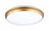 DVI Lighting Labrador 14 Inch LED Flush Mount in Gold and Matte Black Finish Model: DVP42138GD+MB