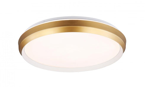 DVI Lighting Labrador 18.5 Inch LED Flush Mount in Gold and Matte Black Finish Model: DVP42148GD+MB