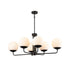 DVI Lighting Mackenzie Delta 6 Light Linear in Ebony Finish Model: DVP43102EB-OP