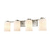 DVI Lighting Manitou 4 Light Vanity in Buffed Nickel Finish Model: DVP47144BN-OP