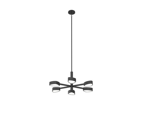 DVI Lighting Northen Marches 1 Light NORTHERN MARCHES 6 Light PENDANT in Brass Finish Model: DVP45426BR-OP