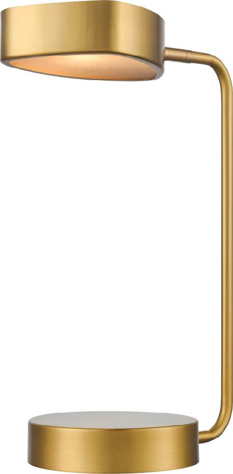 DVI Lighting Northen Marches 1 Light NORTHERN MARCHES DESK LAMP in Brass Finish Model: DVP45417BR-OP