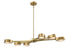 DVI Lighting Northen Marches 1 Light NORTHERN MARCHES LINEAR in Brass Finish Model: DVP45402BR-OP