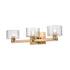 DVI Lighting Percussion 3 Light Vanity in Brass Finish Model: DVP4543BR-RPG