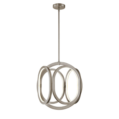 DVI Lighting Perigee AC LED 18 Inch Foyer in Buffed Nickle Finish Model: DVP46549BN
